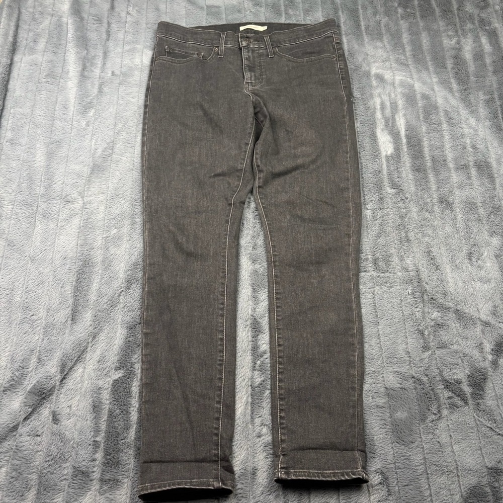 Levis 311 Shaping Skinny Jeans Womens 30x30 Dark Gray Denim 19626-0472